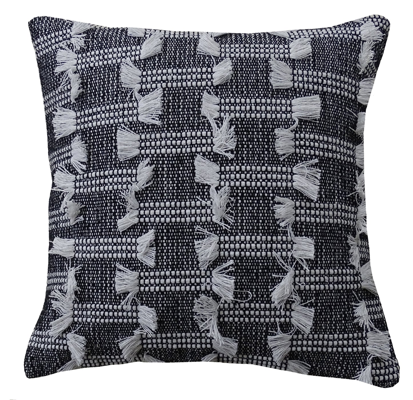 Modern Throw Pillow 20" x 20" for Couch Handloom Woven