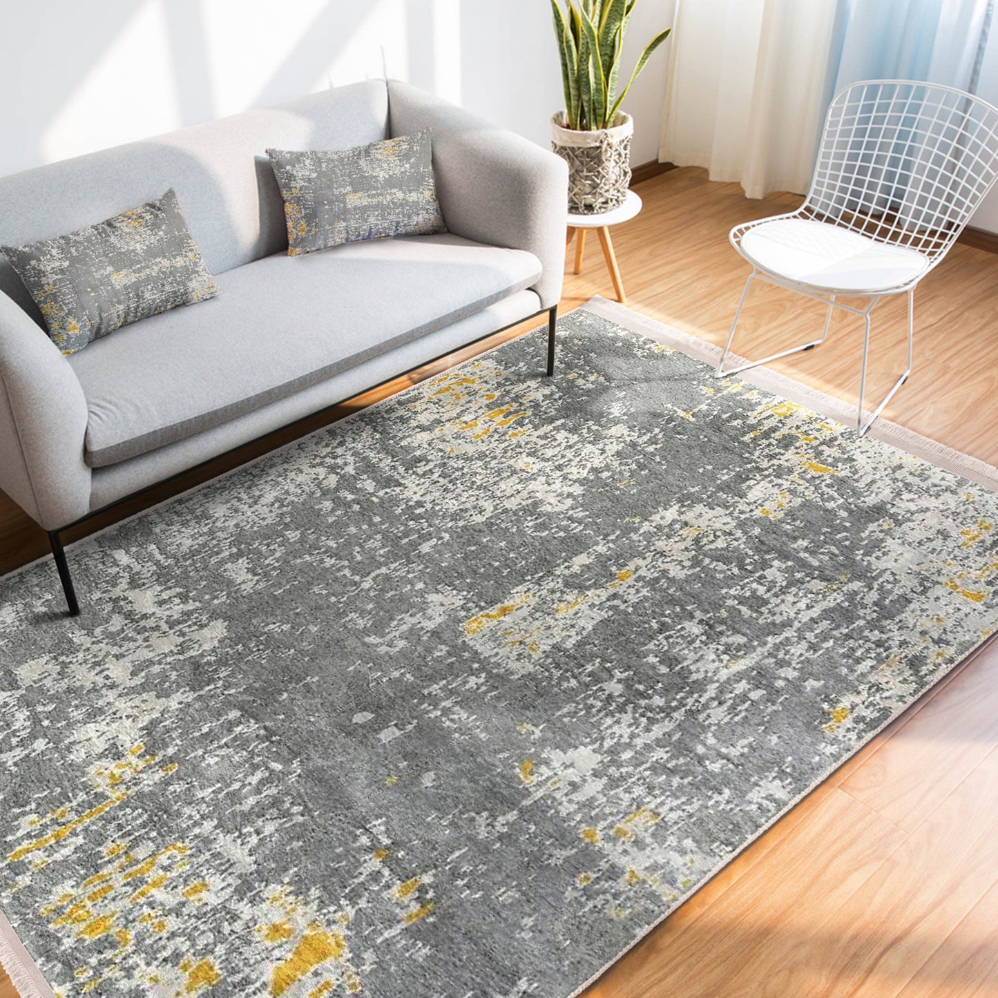 Modern Home Decorative Washable Area Rug | Homeezone