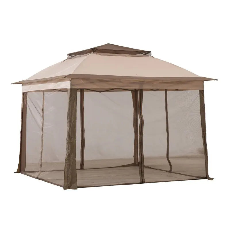 11 Ft. W X 11 Ft. D Steel Pop-Up Gazebo Waterproof for Outdoor Patio Garden Lounge Leisure Furniture