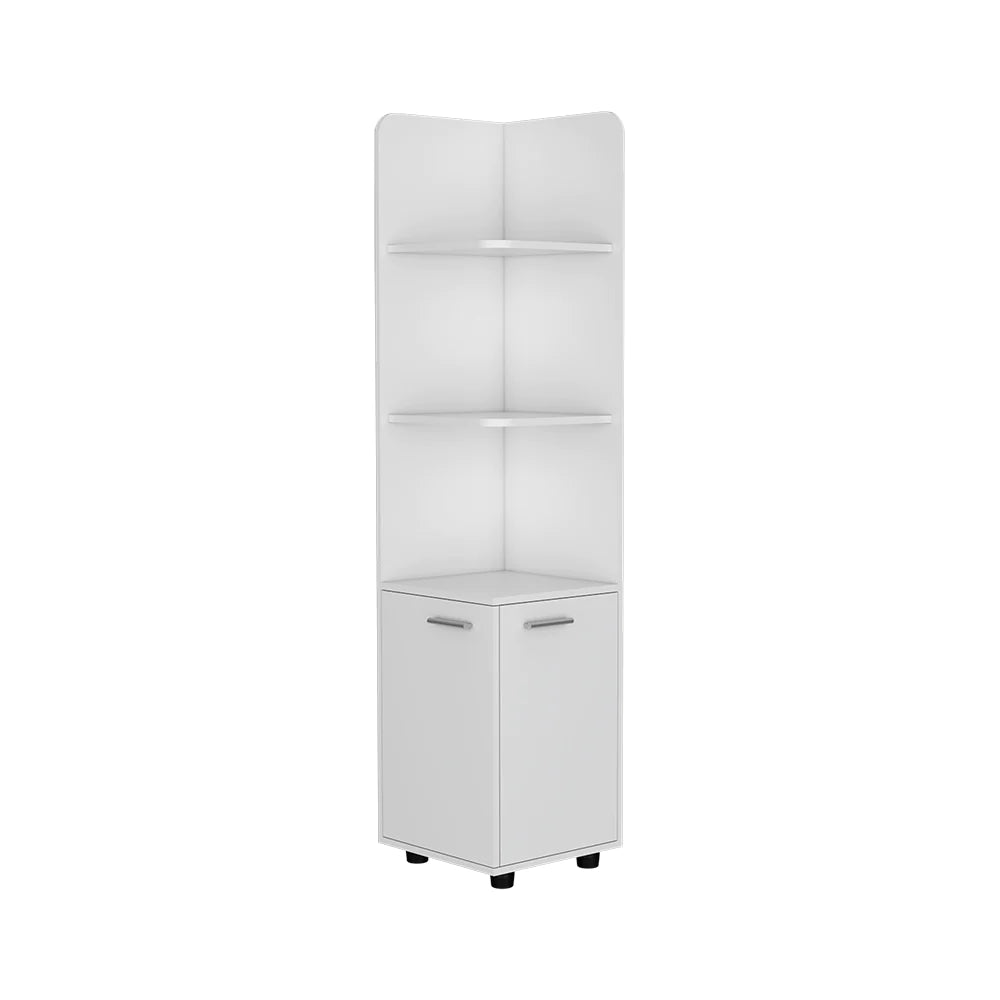 Freestanding Cabinet Kairatu, One Drawer, White Finish