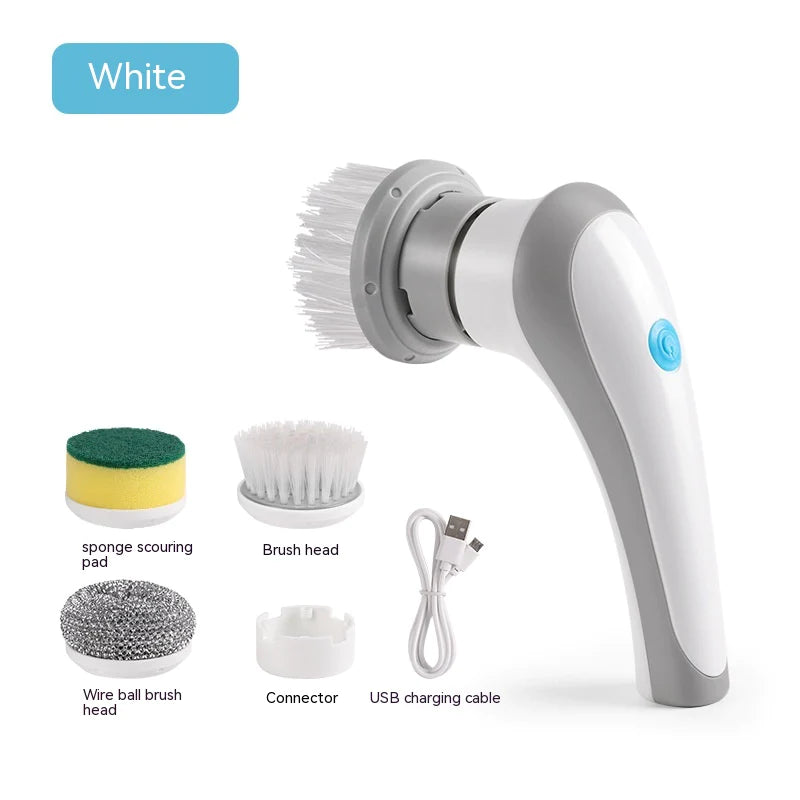 Electric Multifunctional Plastic Cleansing Brush Household Kitchen