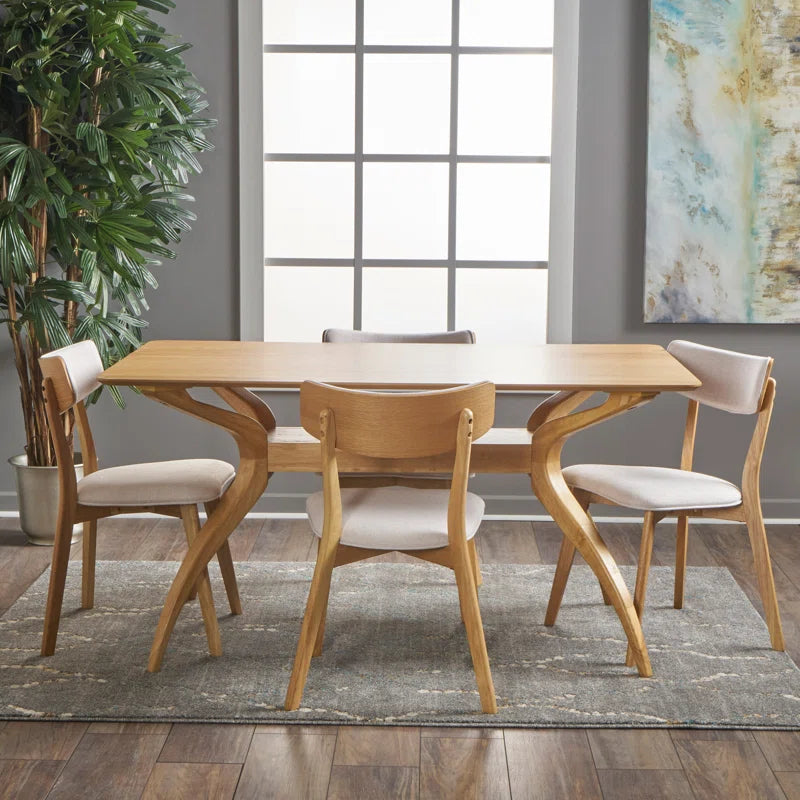 Bryona 5 - Piece Trestle Dining Set