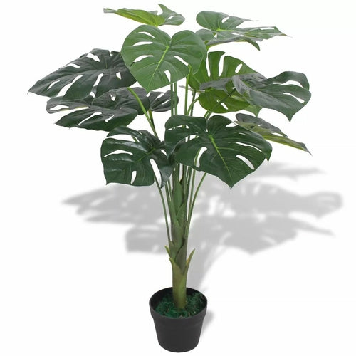 Artificial Monstera Plant with Pot 51.2" Green