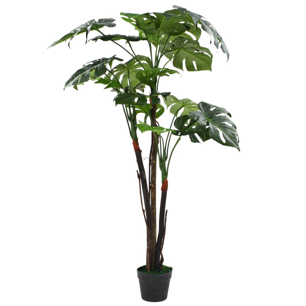 Artificial Monstera Plant with Pot 51.2" Green