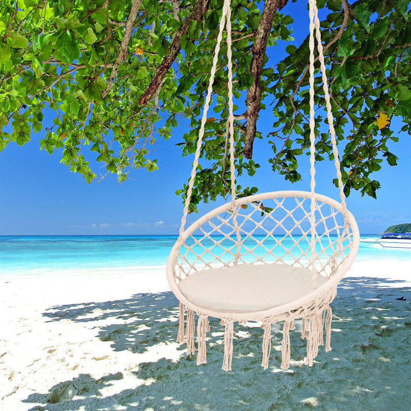 Cushioned Hammock Swing Chair with Hanging Kit