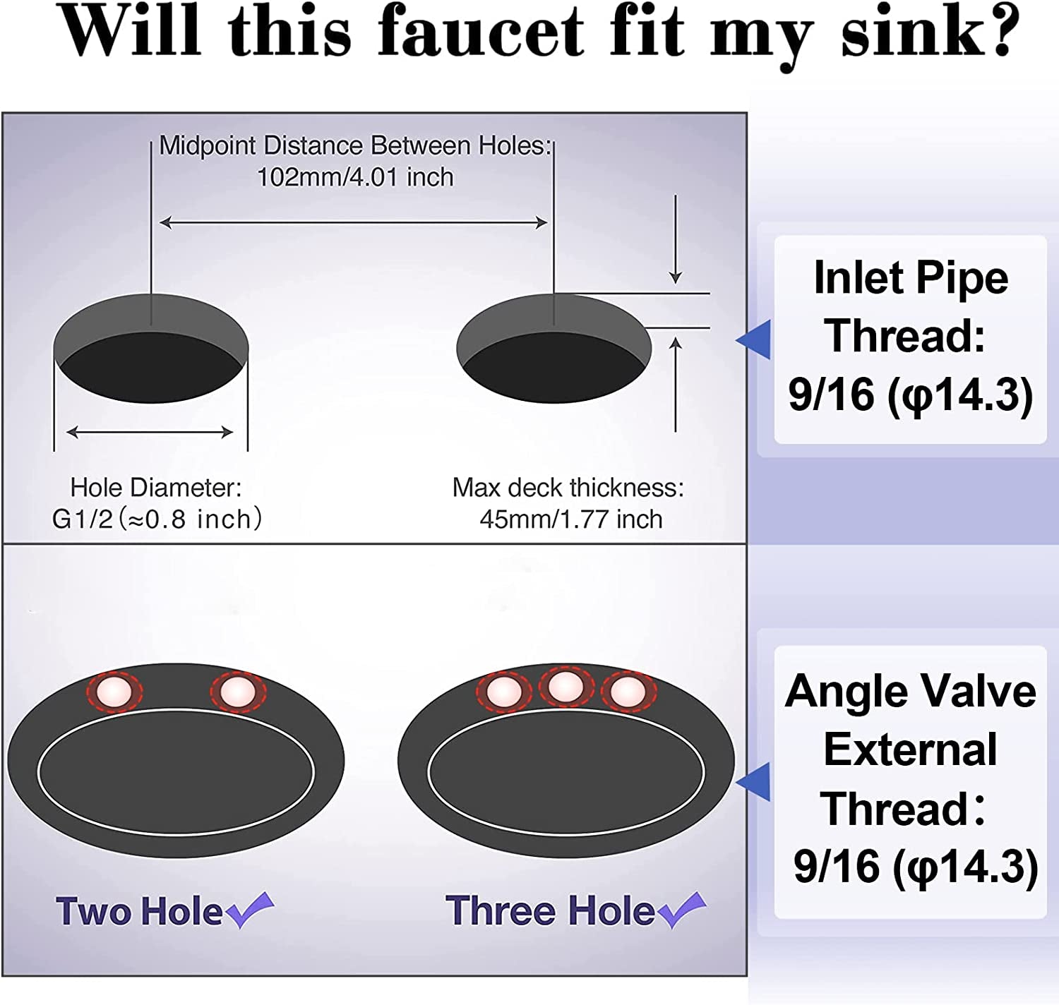 Black Waterfall Spout Bathroom Faucet,  2-Handle Bathroom Sink Faucet with Pop up Drain & Supply Lines, RV Lavatory Vessel Faucet 4 Inch Centerset Waterfall Bathroom Faucet, 2 or 3 Hole