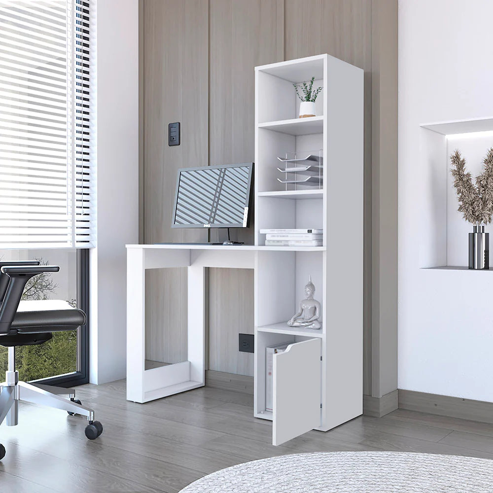 Office Desk Aragon, White Finish