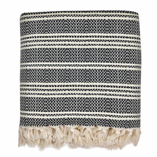 Woven Stripe Turkish Throw