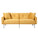 Linen Upholstered Modern Convertible Folding Futon Sofa Bed for