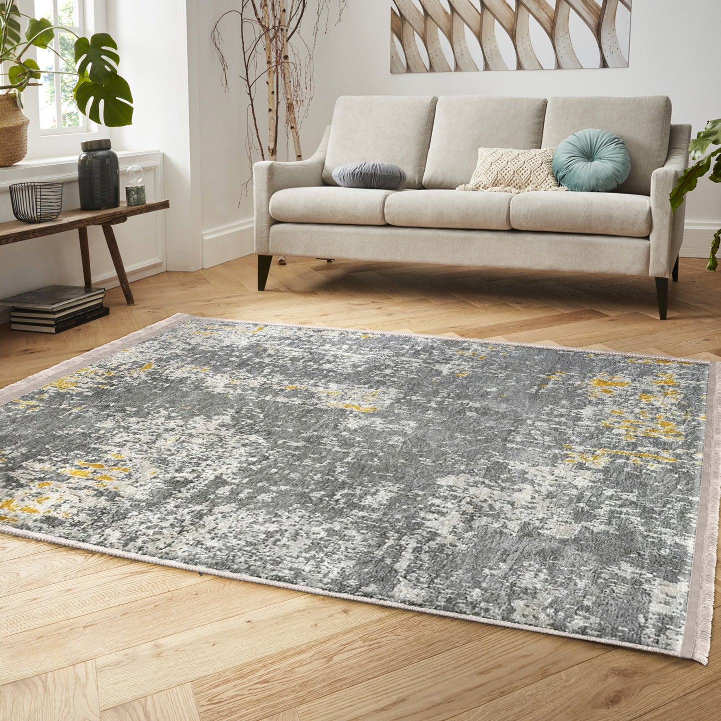 Modern Home Decorative Washable Area Rug | Homeezone