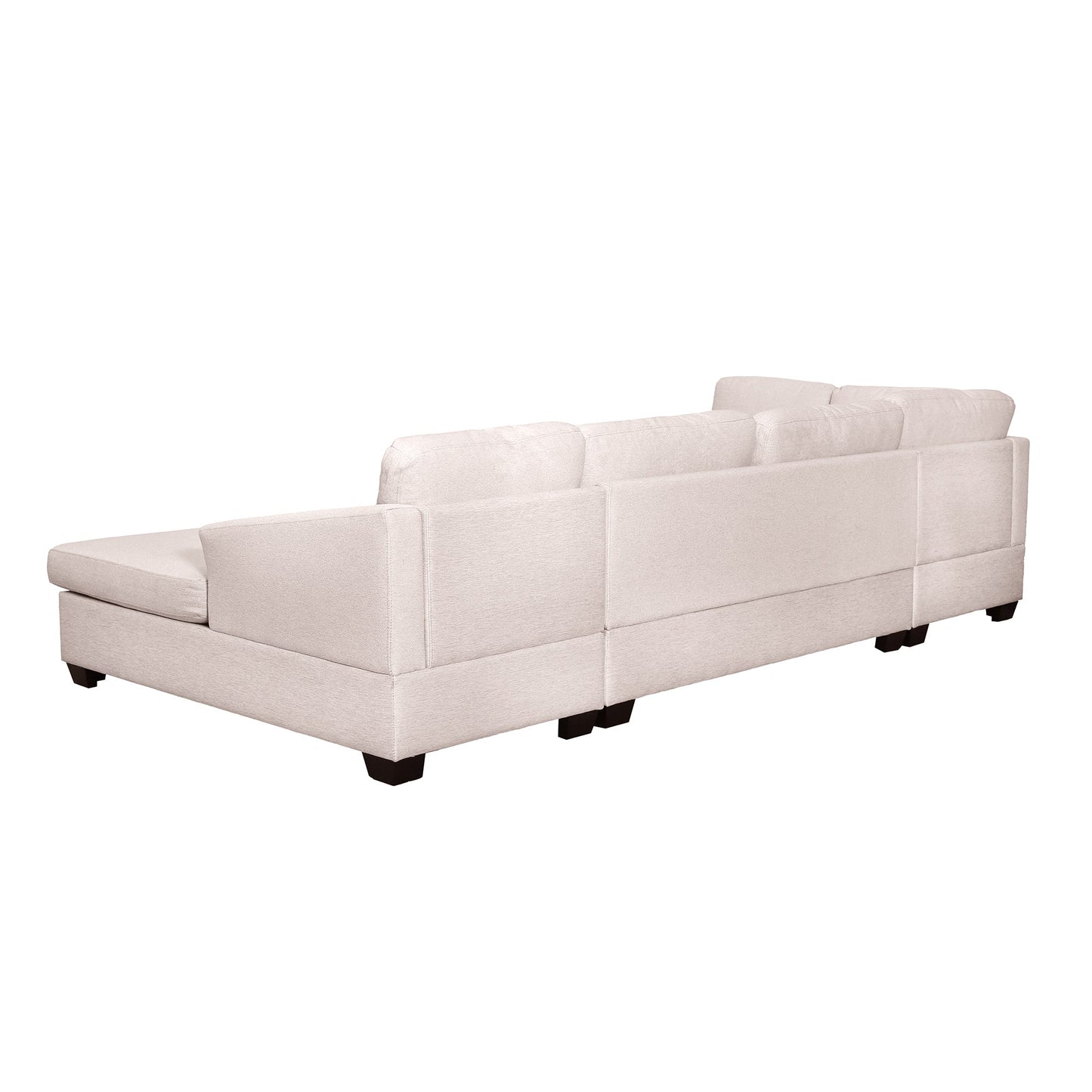 Modern Large  U-Shape Sectional Sofa, Double Extra Wide Chaise Lounge