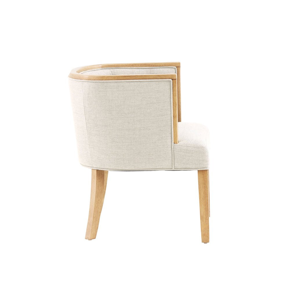 Raveena Upholstered Accent Chair, Oat