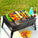 Barbecue Charcoal Grill Portable Folding BBQ Grill Barbecue Small Barbecue Grill,Outdoor Grill Tools for Camping Hiking Picnics Traveling