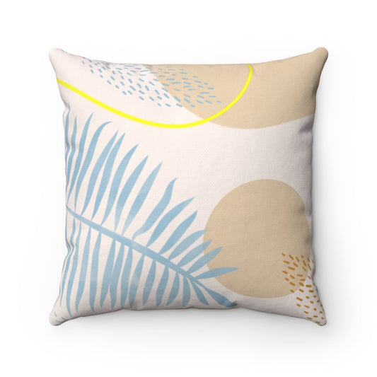 Blue Leaf Cushion Home Decoration Accents - 4 Sizes