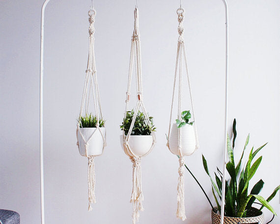 Macrame Plant Hanger, Hanging Planter, Indoor,