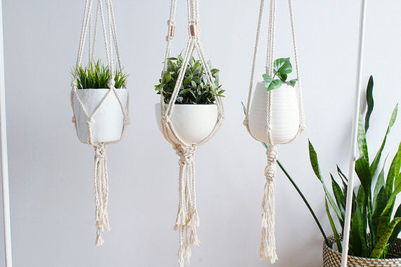 Macrame Plant Hanger, Hanging Planter, Indoor,