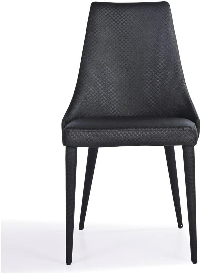 Mambo Leatherette Dining Chair - Black