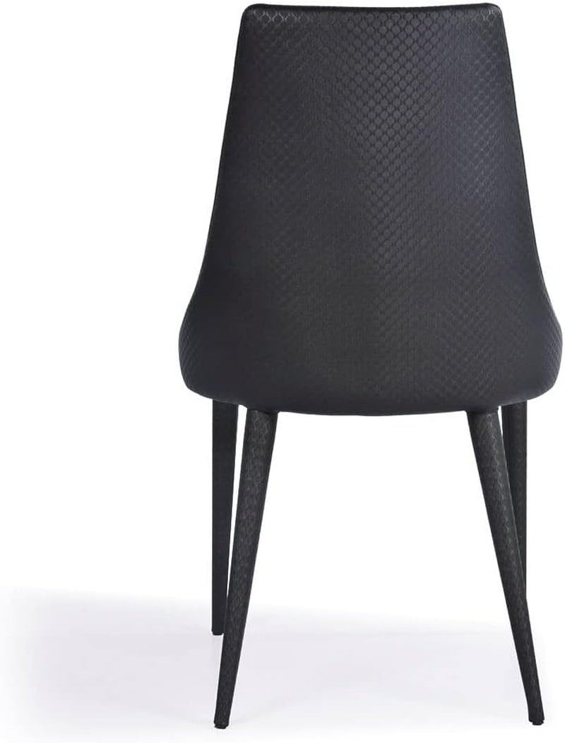 Mambo Leatherette Dining Chair - Black