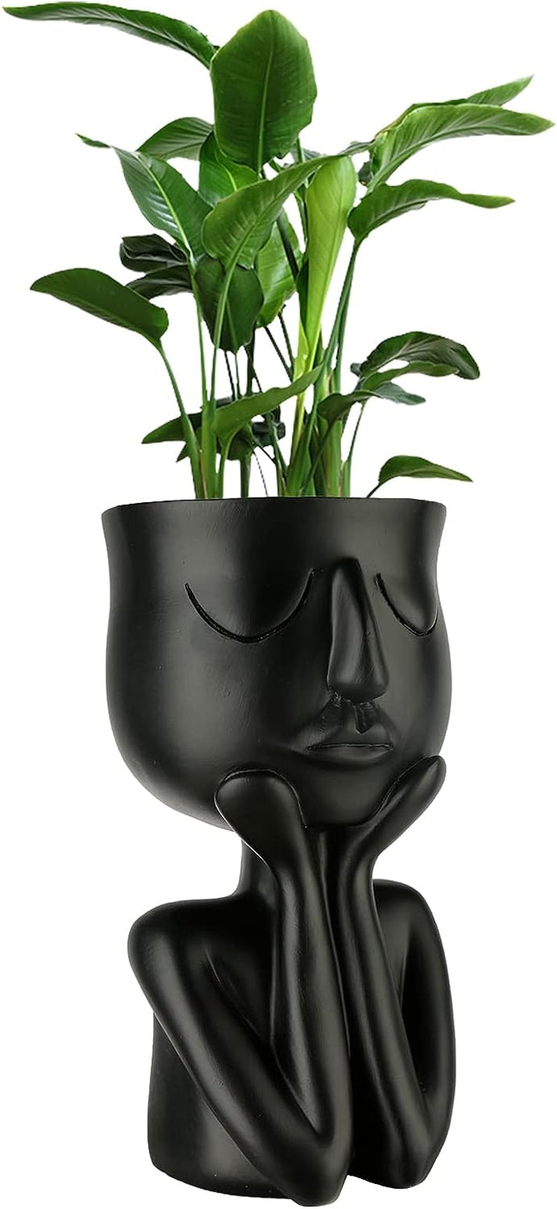 Face Planter, Outdoor Planter, Face Flower Pot Head Planter, Indoor Planter, Tomato Planter, Black Face Planter, White Head Planter, Plastic Planter Seed Planter, Cute Succulent Planter Pots