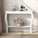 Narrow Console Table, Chic Accent Sofa Table, Entryway Table, White