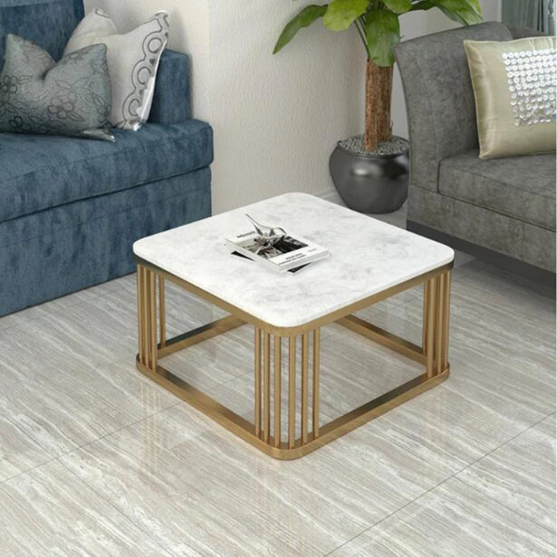 Marble Combination Side Table Журнальный Столик Living Room End Coffee Table Modern Sofa Center Table Square Table Furniture