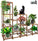 Plant Stand Indoor Outdoor, Large12 Tier Tall Wood Plant Stands Multiple Plants Shelf, 44" Plant Holder Indoor Shelves Display Rack for Living Room Corner Garden Balcony